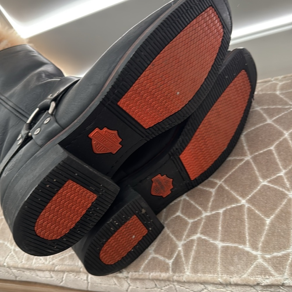 Harley Davidson leather moto boots - Picture 6 of 9